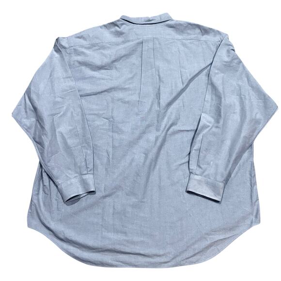 Vintage Ralph Lauren Big Shirt XXL Blue Oxford Cloth Button Up Pocket Pony Logo - Picture 2 of 6